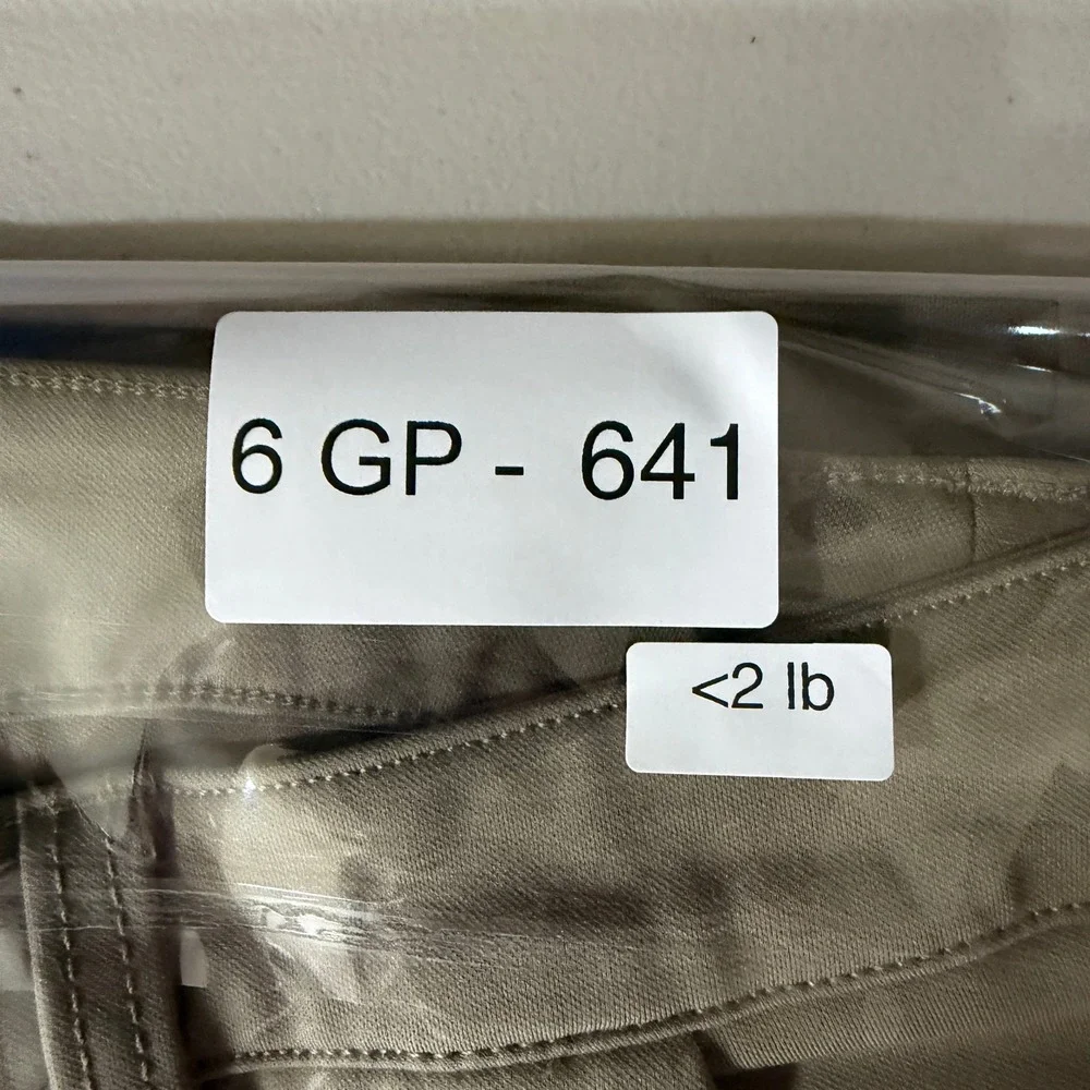 BYLT Premium Basics Everyday Pant 2.0 Mens 36T Brown Slim Fit Performance Chino